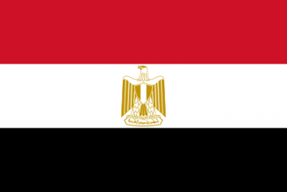 Die Flagge von Ägypten