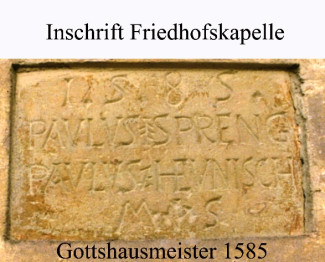 Gotteshausmeister in der Friedhofskapelle